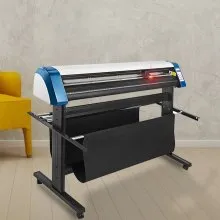 VEVOR Maquina de Vinilo Plotter de corte de vinilo de contorno semiautomático de 53 pulgadas Corte de letrero de posicionamiento manual con soporte