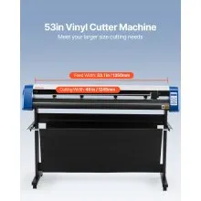 VEVOR Maquina de Vinilo Plotter de corte de vinilo de contorno semiautomático de 53 pulgadas Corte de letrero de posicionamiento manual con soporte