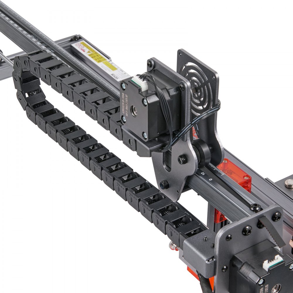 Grabador láser VEVOR, máquina de grabado láser de salida de 5 W, área de trabajo grande de 16,1" x 15,7", velocidad de movimiento de 10000 mm/min, punto comprimido con protección para los ojos, cortador láser para madera, metal, acrílico