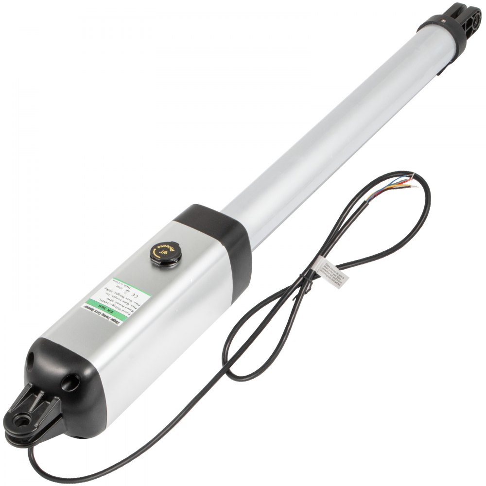 VEVOR Abridor de puerta eléctrico, abridor de puerta batiente simple 16 mm/s velocidad 30 W Abridores de puerta automáticos con control remoto Kit completo Empujar/tirar para abrir hasta 308 libras y