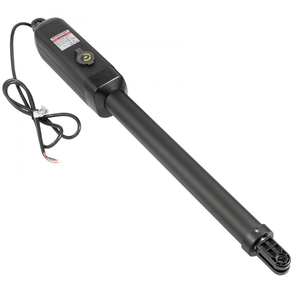 Abridor de puerta batiente doble VEVOR Abridor de puerta automático de alta resistencia Hasta 660 lb y 18 pies de largo Puerta Abridores de puerta automáticos de CA de 50 W con kit completo de control remoto Abridor de puerta doble de empujar/tirar para abrir 16 mm/s