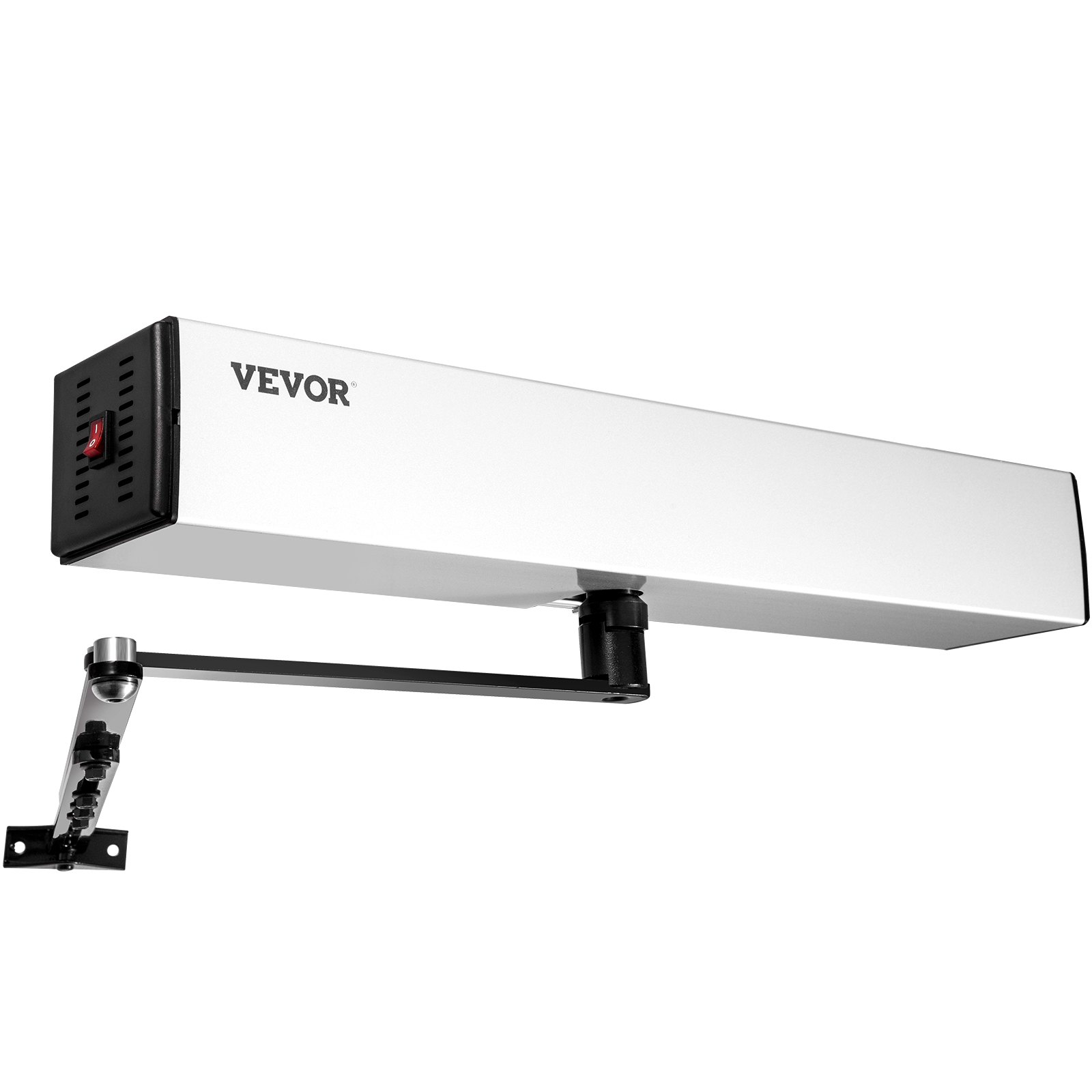 Abrepuertas automático VEVOR, 100-240 V, para puertas de hasta 100 kg, operador de puerta batiente para personas con discapacidad, con 2 controles remotos inalámbricos, teclado, 2 botones de salida, 5 tarjetas de identificación, 2 pulsadores de acero inoxidable, homologado CE.