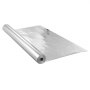 Rollo de aislamiento reflectante doble VEVOR, barrera radiante de tela tejida, 0,006 pulg. 48 pulg. x 250 pies, lámina de aluminio, tela tejida de PE, escudo reflectante de calor, rollo de aislamiento térmico para ventanas y techos de vehículos recreativos
