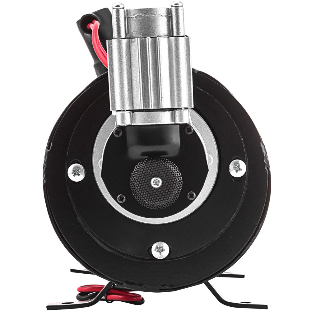 Bomba de tanque de compresor de bocina de aire VEVOR, compresor de aire de tanque de 0,8 galones para bomba de compresor de aire portátil de 120PSI 12V para camioneta a bordo