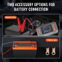 Cargador de batería inteligente VEVOR de 20 A para coche, de litio LiFePO4, plomo-ácido (AGM/Gel/SLA), con pantalla LCD, cargador de mantenimiento y desulfatador para barcos, motocicletas y cortacéspedes de ciclo profundo.