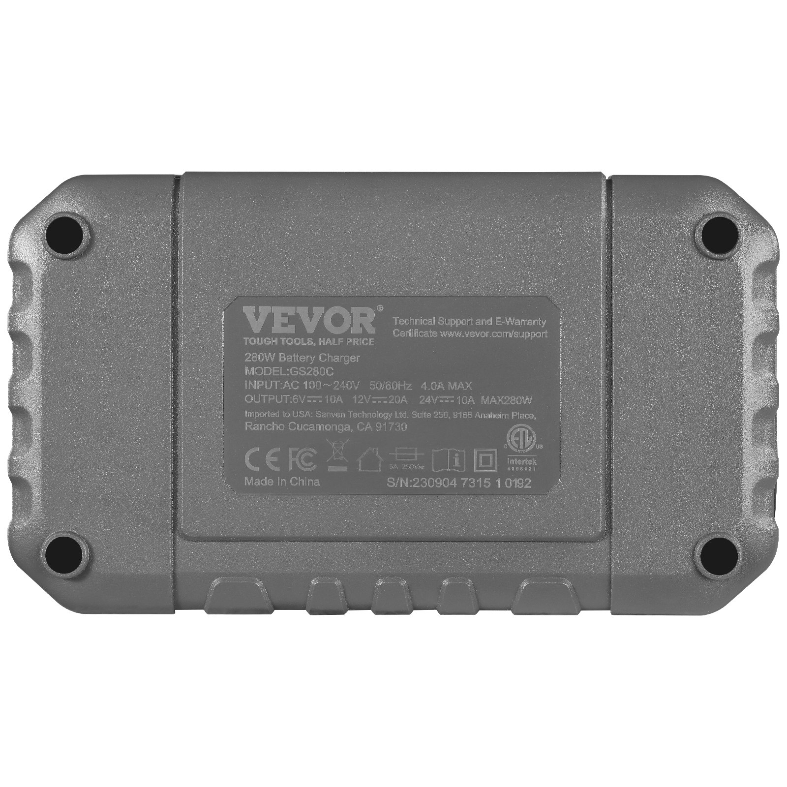 Cargador de batería inteligente VEVOR de 20 A para coche, de litio LiFePO4, plomo-ácido (AGM/Gel/SLA), con pantalla LCD, cargador de mantenimiento y desulfatador para barcos, motocicletas y cortacéspedes de ciclo profundo.