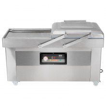 Selladora al vacío de cámara VEVOR, potencia de sellado de 1200 W, máquina de envasado al vacío para alimentos húmedos, carnes, adobos y más, tamaño compacto con longitud de sellado de 23,62", utilizada en cocinas domésticas y uso comercial