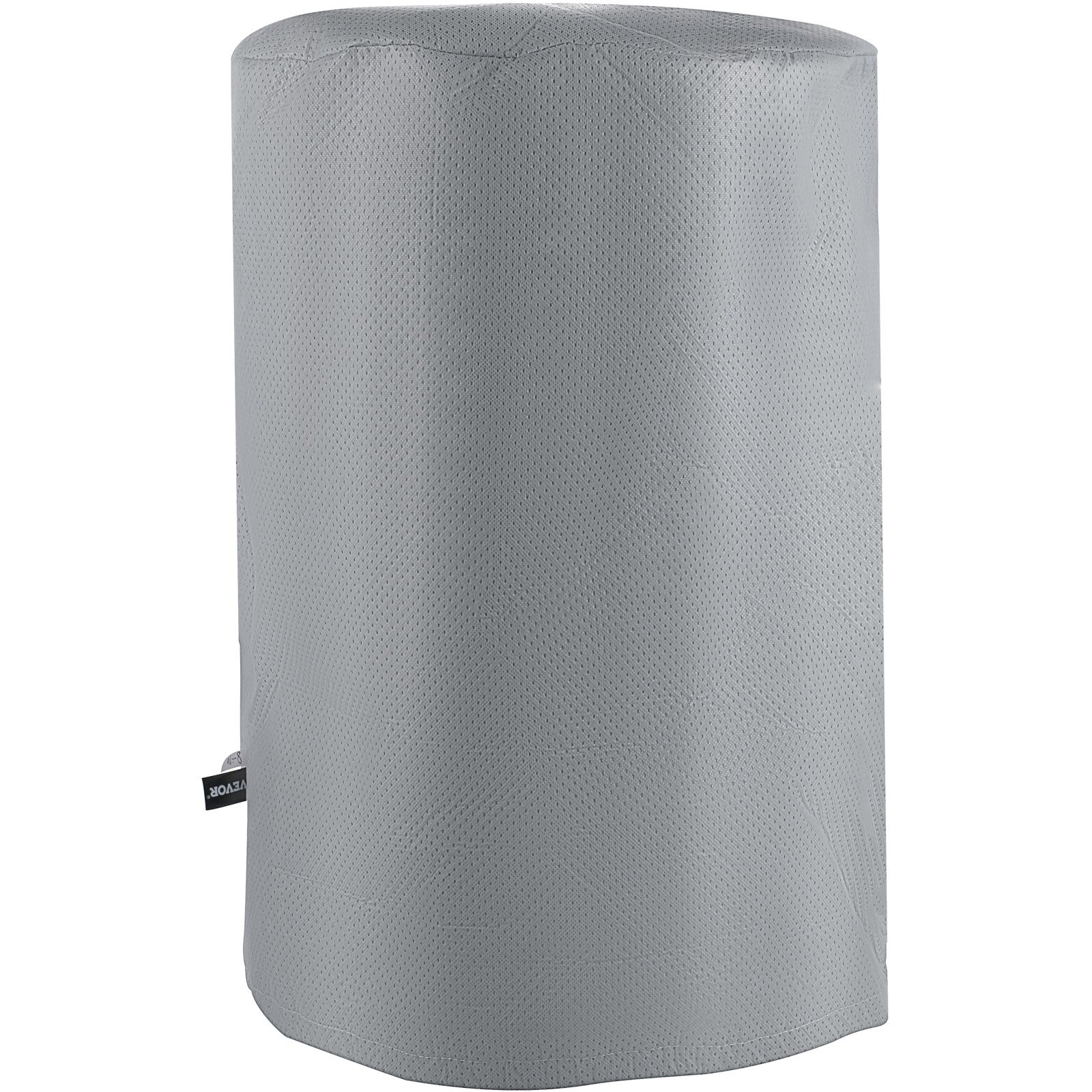 VEVOR Cubierta de remolque en forma de lágrima, apta para remolques de 16' - 18', cubierta de caravana de 4 capas no tejida mejorada, cubierta de remolque de viaje impermeable a prueba de rayos UV con 2 correas a prueba de viento y 1 bolsa de almacenamiento