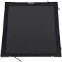 Tablero de escritura de mensajes LED VEVOR, negro con marco resistente, ideal para exhibiciones dinámicas.