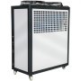 Enfriador de agua portátil VEVOR de 5 toneladas, refrigerado por aire, 5 HP, tanque de 53 L, condensador con aletas y control por microcomputadora, capacidad de enfriamiento de 15 kW, tanque de acero inoxidable.