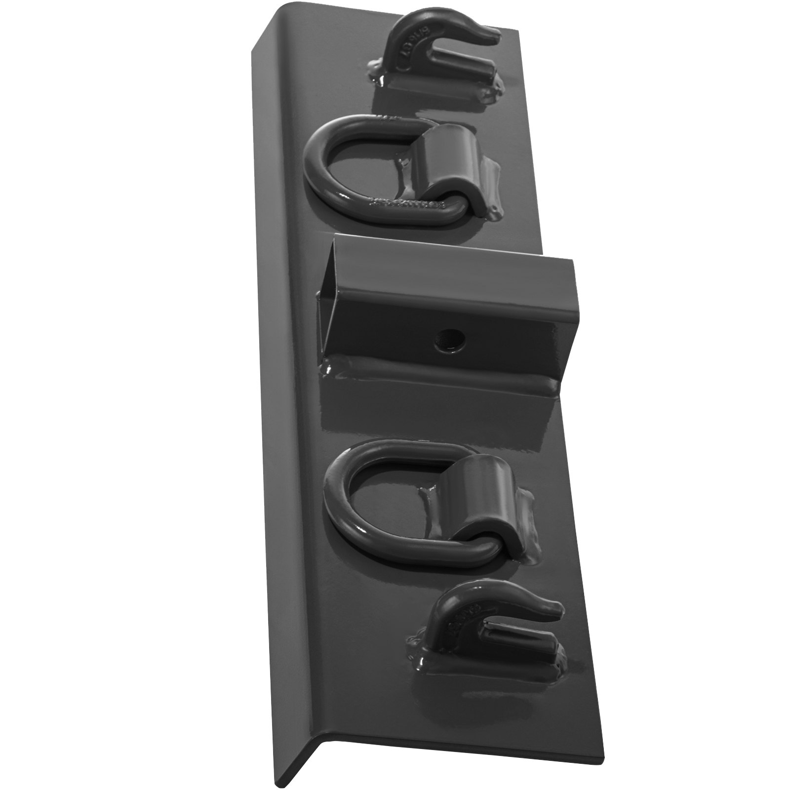 VEVOR Tractor Weld on Hooks, 1/4" Compact Weld on Grab Hooks, 4700LBS G70 Forged Heavy Duty Bolt on Hooks for Tractor Bucket with 1/2" Grilletes, Work Well for Tractor Bucket, RV, UTV, Truck