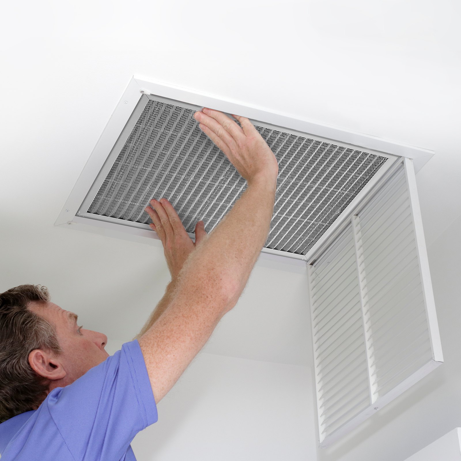 Filtro de aire electrostático VEVOR, 40,6 x 50,8 x 2,5 cm, lavable y reutilizable, de aluminio, para hornos de aire acondicionado/calefacción, MERV 8 de larga duración, para el hogar o la oficina (tamaño real: 39,4 x 50,8 x 2,1 cm)