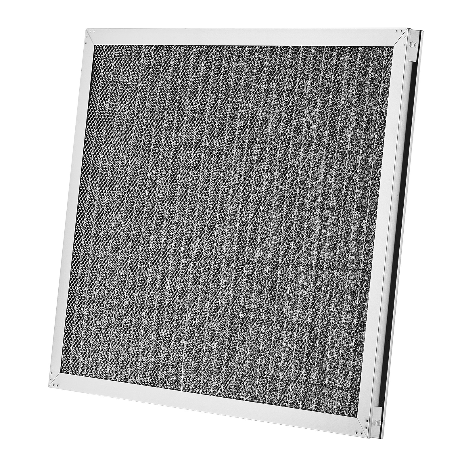 Filtro de aire electrostático VEVOR, 40,6 x 50,8 x 2,5 cm, lavable y reutilizable, de aluminio, para hornos de aire acondicionado/calefacción, MERV 8 de larga duración, para el hogar o la oficina (tamaño real: 39,4 x 50,8 x 2,1 cm)