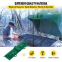 Ganchos para tractor VEVOR fabricados en acero g70 con revestimiento verde, ideales para trabajos pesados.