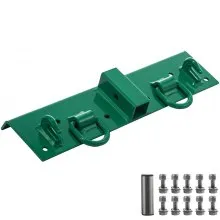 VEVOR Tractor Bolt on Hooks, 1/4" Compact Bolt on Grab Hooks, Max 4700LBS G70 Forged Bolt on Hooks for Tractor Bucket with 1/2" Grilletes, Work Well for Tractor Bucket, RV, UTV, Truck Hardware Incluido