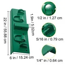 VEVOR Ganchos para pernos de tractor, ganchos de agarre compactos de 1/4", máximo 4700 libras G70, ganchos forjados para cubo de tractor con grilletes de 1/2", funciona bien para cubo de tractor, RV, UTV, accesorios para camiones incluidos