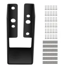 VEVOR Colgador de vigueta oculto, brida oculta de acento para exteriores de 2"x4", paquete de 24 soportes de vigueta ocultos, placa de acero Q235 Colgador de vigueta de montaje frontal oculto con recubrimiento de polvo para columpio de viga de 2"x4", 3.7