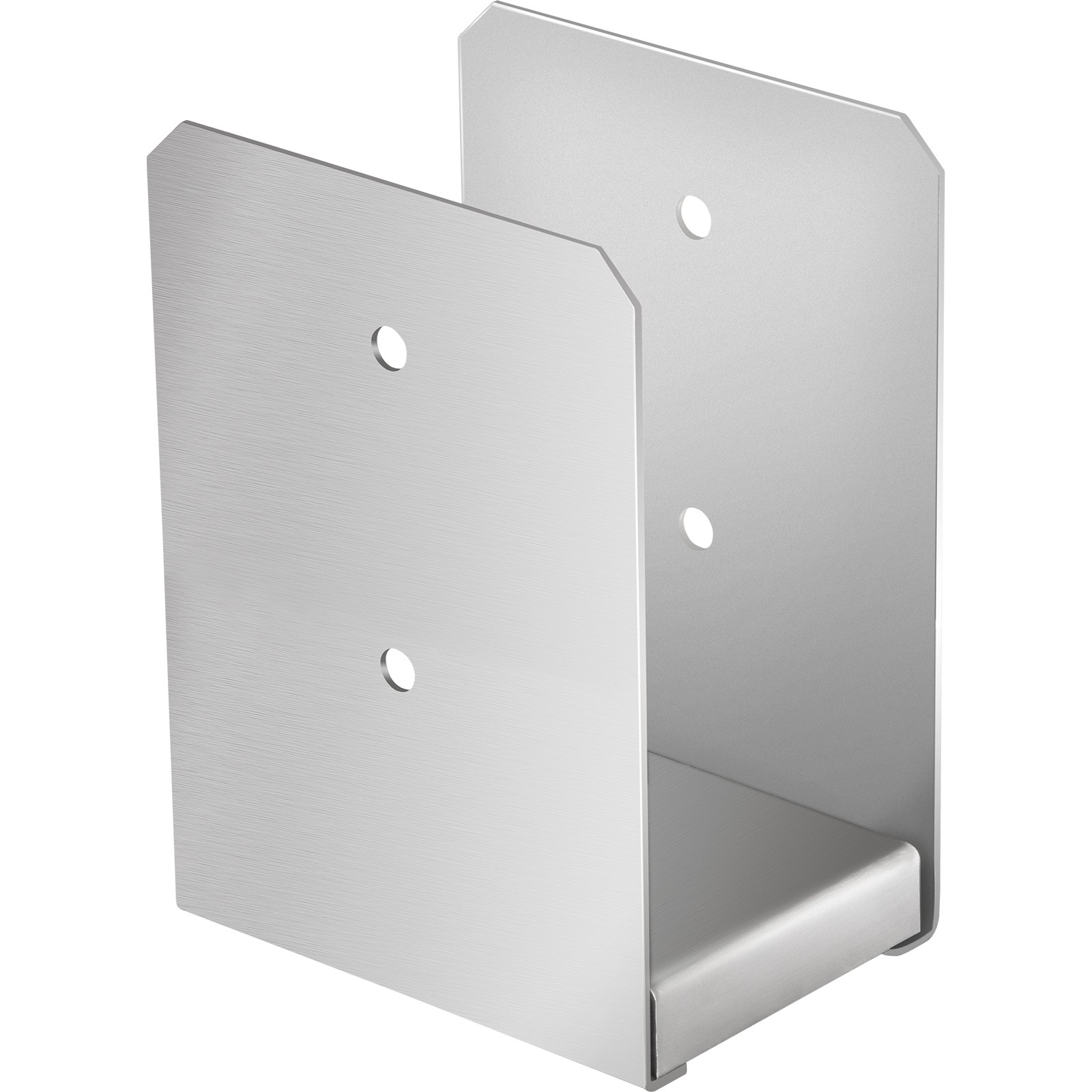 VEVOR Standoff Post Base 4 x 4"(Tamaño interior: 3.74 x 3.15") 12 PCS Base de poste ajustable de acero inoxidable Anclaje de poste ajustable con superficie de dibujo de fibra y juego completo de accesorios para madera de tamaño áspero