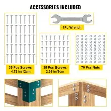 VEVOR Soportes de esquina para banco de trabajo, kit de soporte de mesa de tienda de acero de 5 mm de grosor, 8 piezas, kit de soporte de banco de trabajo, soportes de esquina de mesa de tienda en ángulo recto con kit de hardware, cierre de junta para borde de escritorio, bricolaje familiar