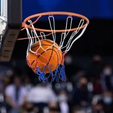 VEVOR Aro de baloncesto, aro de baloncesto montado en la puerta de la pared, resistente Q235 de repuesto de portería de baloncesto flexible con red, aro de baloncesto estándar de 18 pulgadas para colgar en interiores y exteriores para niños y adultos