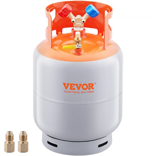 VEVOR Refrigerant Recovery Reclaim 50lb Cilindro Tanque 400 PSI líquido Clasificación Y Válvula