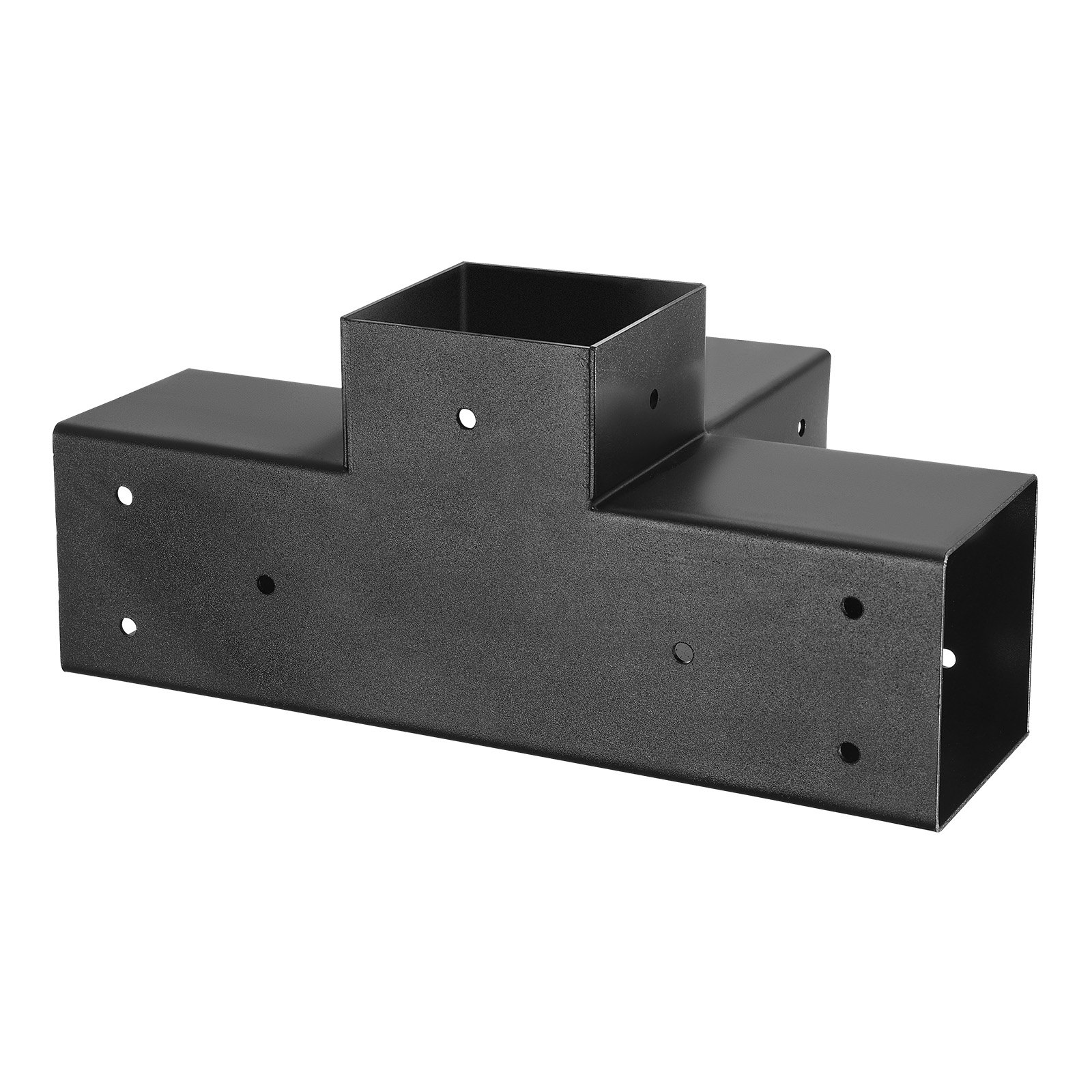 VEVOR 4PCS Kit de Soporte de Pérgola 4"x4" (10x10 cm) Soporte para Postes de Maderas 2 Soportes de Esquina de 4 Vías y 2 Bases de Vigas Hardware de Bricolaje para Cenadores, Pérgolas de Patio, Cabañas