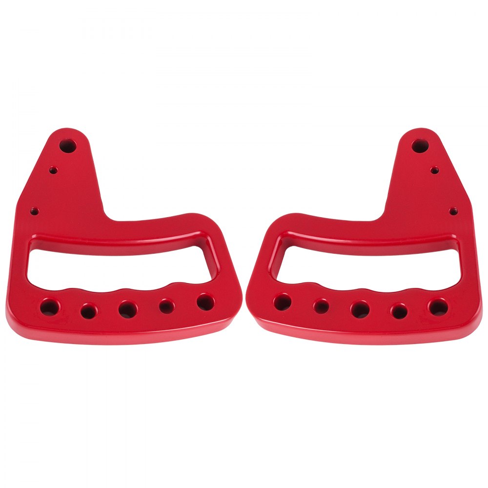 Manijas de agarre VEVOR 4X manijas de agarre de barra trasera delantera para Jeep JK Wrangler 2 4 puertas rojo mejorado