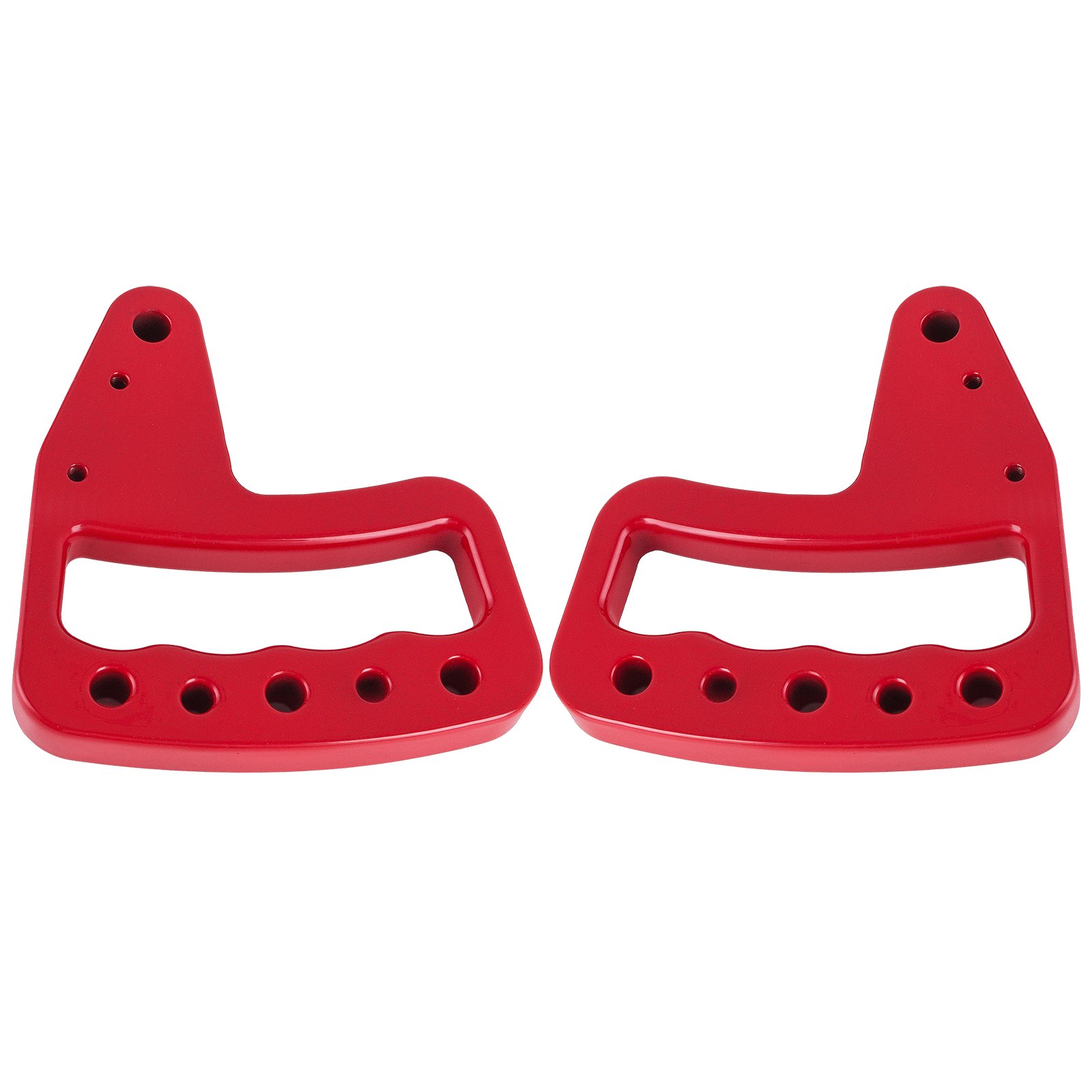 Manijas de agarre VEVOR 4X manijas de agarre de barra trasera delantera para Jeep JK Wrangler 2 4 puertas rojo mejorado