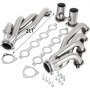 Colectores de escape intercambiables VEVOR ls, de acero inoxidable, con juntas, pernos y tubos de 21,7&quot;.