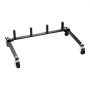 VEVOR Car Dolly Rack, Storage Rack with 360° Rotatable Wheels, Hydraulic Ratchet Trolley Jack Stand Organizer, Jack Stands Holder Storage Rack, 4-Dolly Capacity, Compatible with Most Dollies