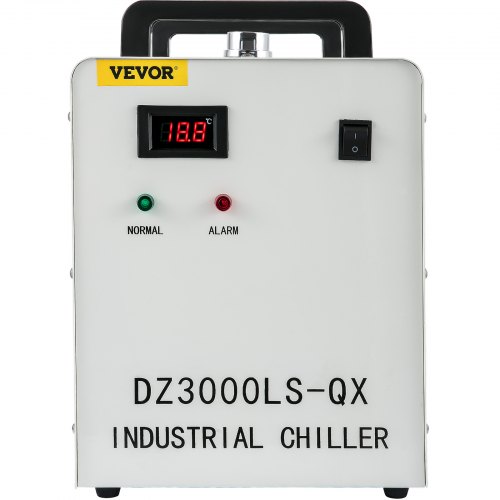 Enfriador industrial VEVOR, enfriador de agua industrial 110V CW-3000, capacidad de enfriamiento de 50W, agua de enfriamiento de capacidad de 10L, enfriador de recirculación de corriente de 0.5-0.7A para máquina de enfriamiento de máquina de grabado de 60W / 80W