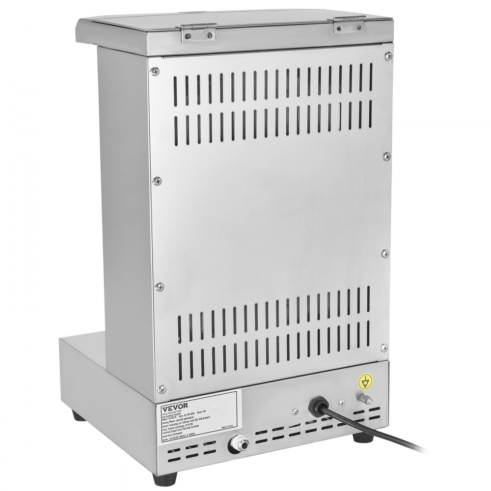 VEVOR - Parrilla para shawarma (capacidad de 6 kg), 2 quemadores, horno vertical de gas, asador de kebab, ideal para fiestas en casa, restaurantes y cocinas.
