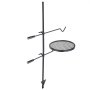 Parrilla giratoria VEVOR para fogatas, rejilla de acero resistente, ajustable 360°, para cocinar al aire libre, parrilla portátil para acampar y barbacoas al aire libre.