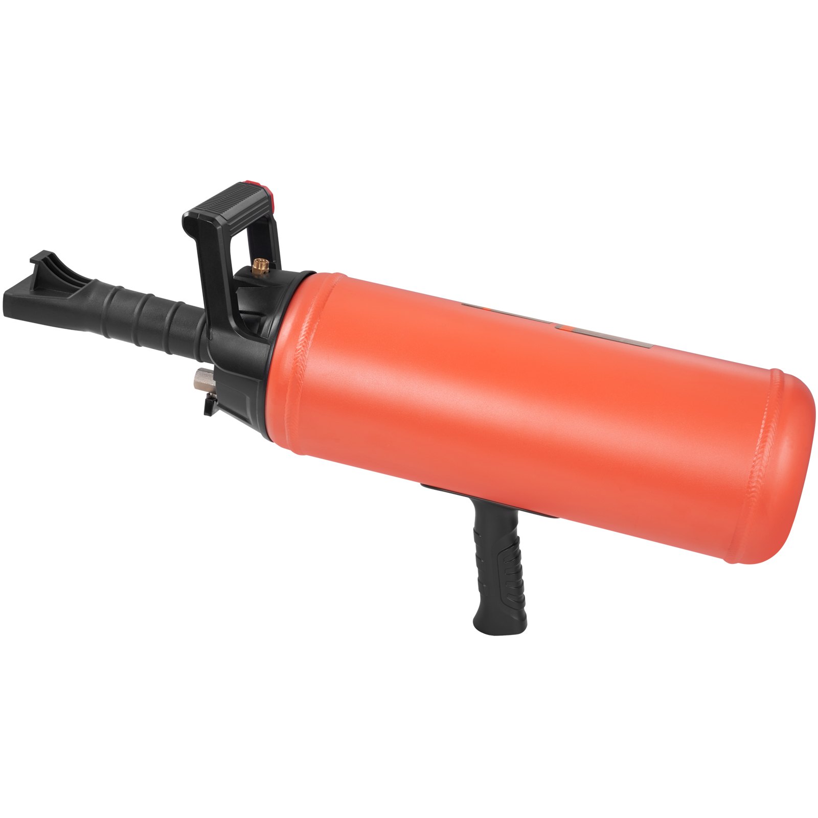 Inflador de talón VEVOR con tanque naranja y mango negro, diseñado para un inflado eficiente de neumáticos.