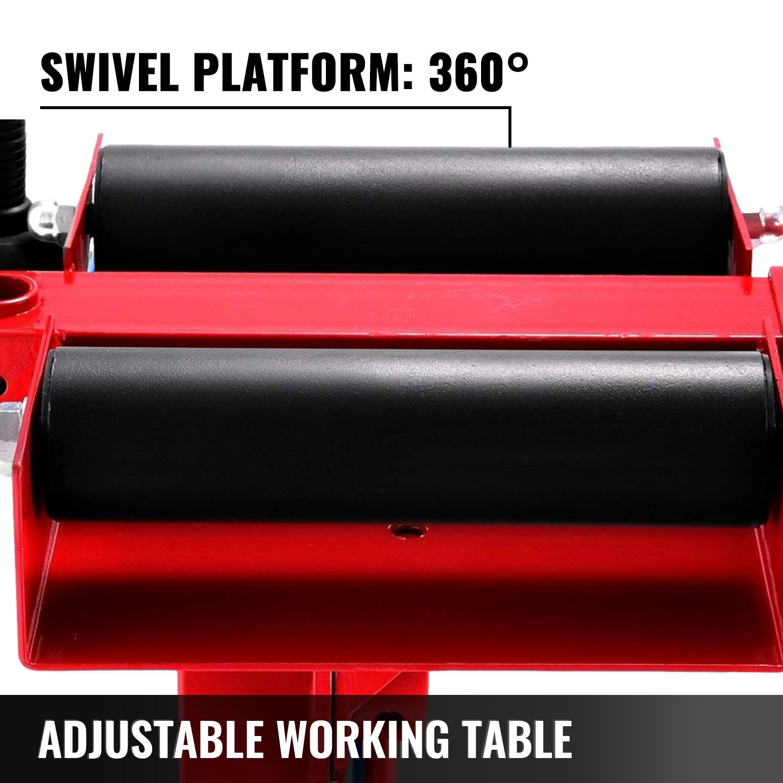 Separador de neumáticos manual Vevor, cambiador de neumáticos portátil con soporte, herramienta de separación de neumáticos con luz LED ajustable para camionetas y automóviles.