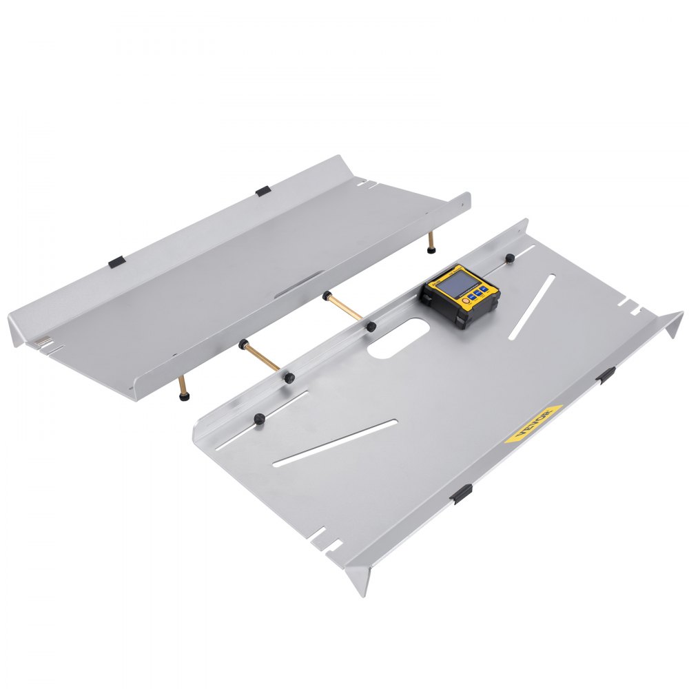 VEVOR Herramienta de alineación de ruedas, 6 placas de puntera de sondas, placas de alineación de puntera LED, herramientas de alineación de cinta métrica doble de 16 pies automotriz, herramienta de alineación de puntera de carga, herramienta de alineación de ruedas Camber Caster