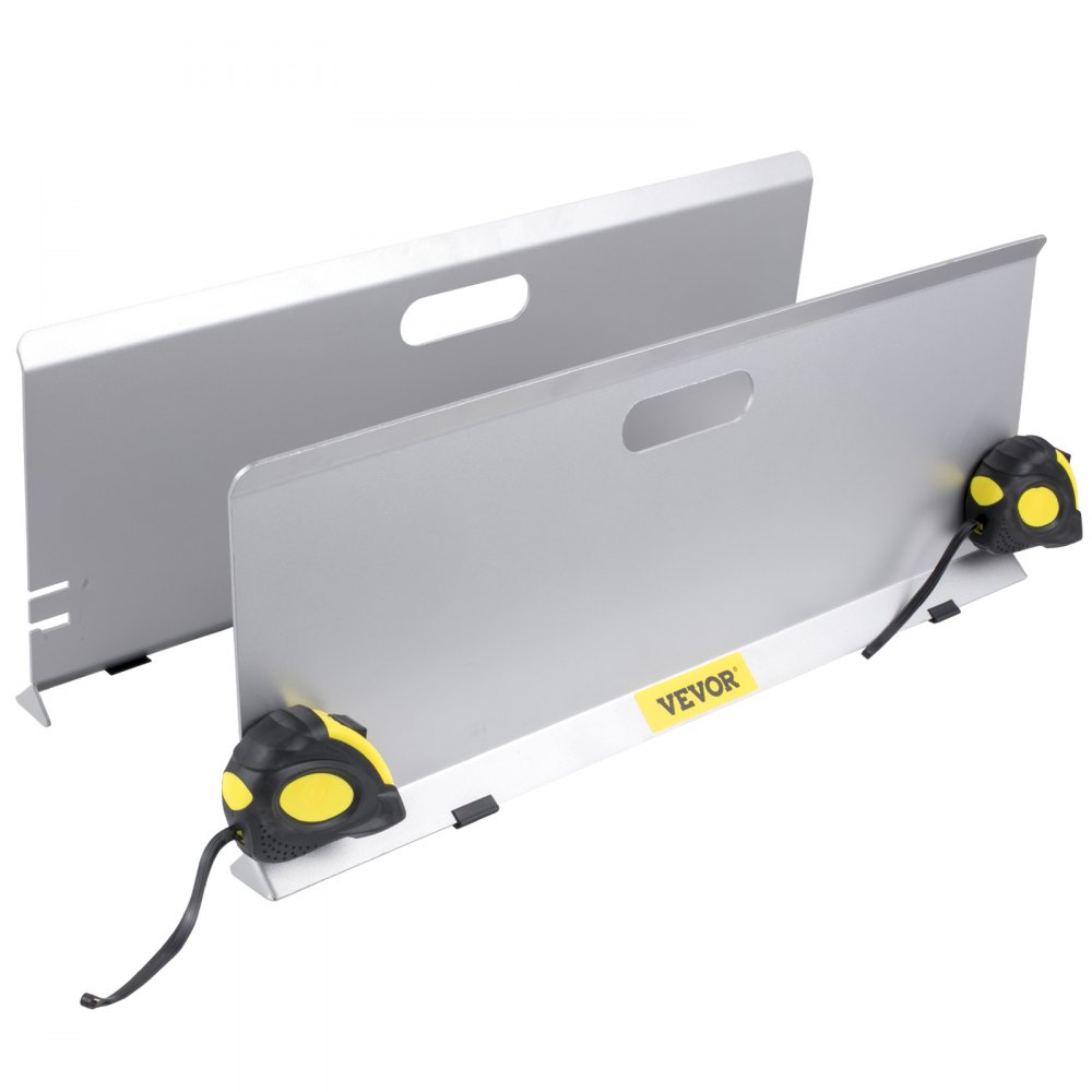 VEVOR Herramienta de alineación de ruedas, placas de base sin sondas, placas de alineación de aleación de aluminio, herramientas de alineación de cintas métricas dobles de 16 pies Automoción, herramienta de alineación de ruedas Camber Caster