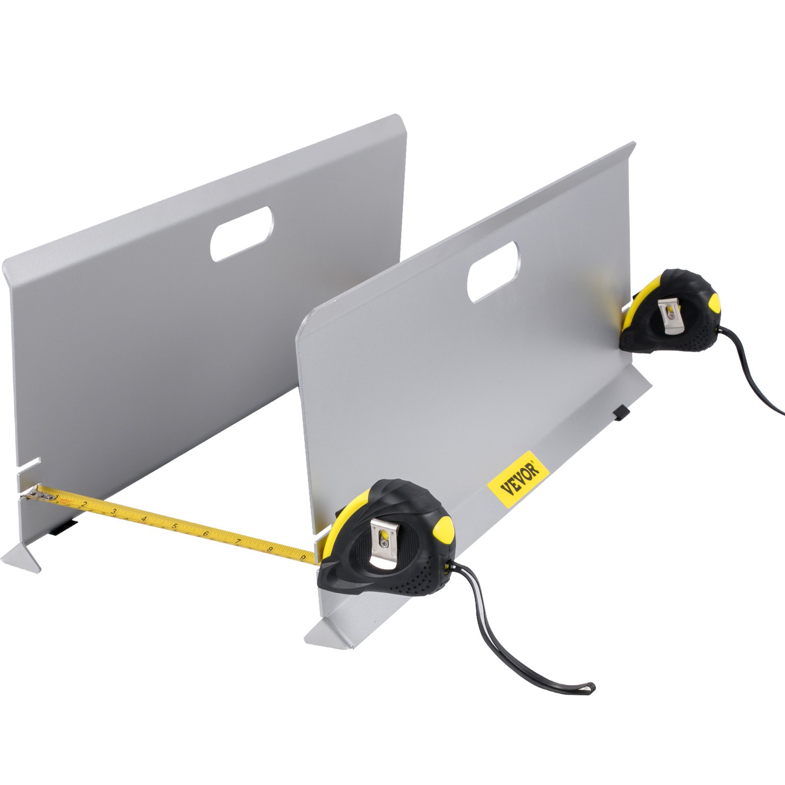 VEVOR Herramienta de alineación de ruedas, placas de base sin sondas, placas de alineación de aleación de aluminio, herramientas de alineación de cintas métricas dobles de 16 pies Automoción, herramienta de alineación de ruedas Camber Caster