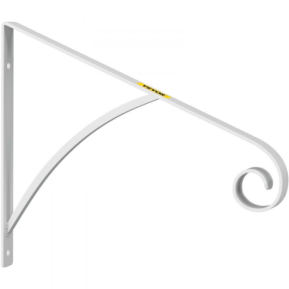 VEVOR Pasamanos de hierro forjado para montar en la pared, color blanco
