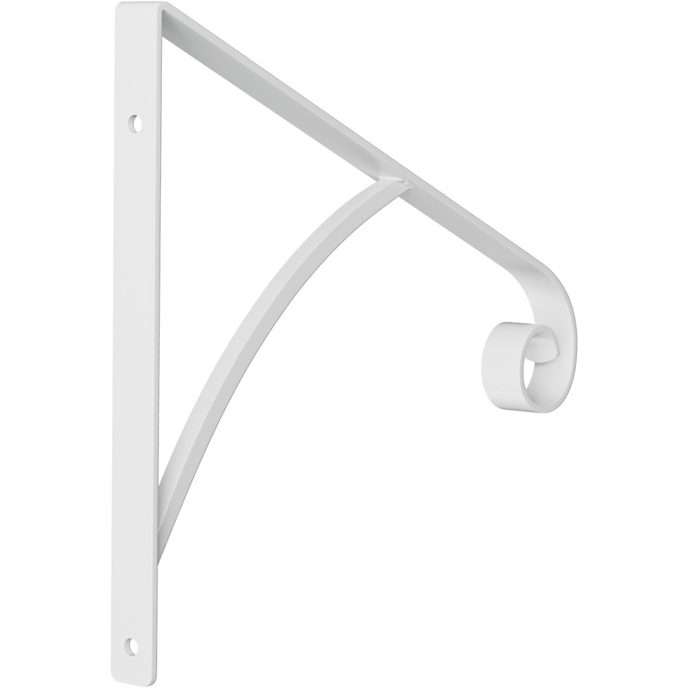 VEVOR Pasamanos de hierro forjado para montar en la pared, color blanco