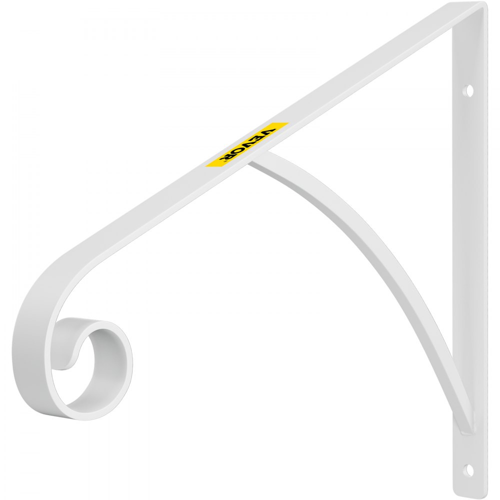 VEVOR Pasamanos de hierro forjado para montar en la pared, color blanco