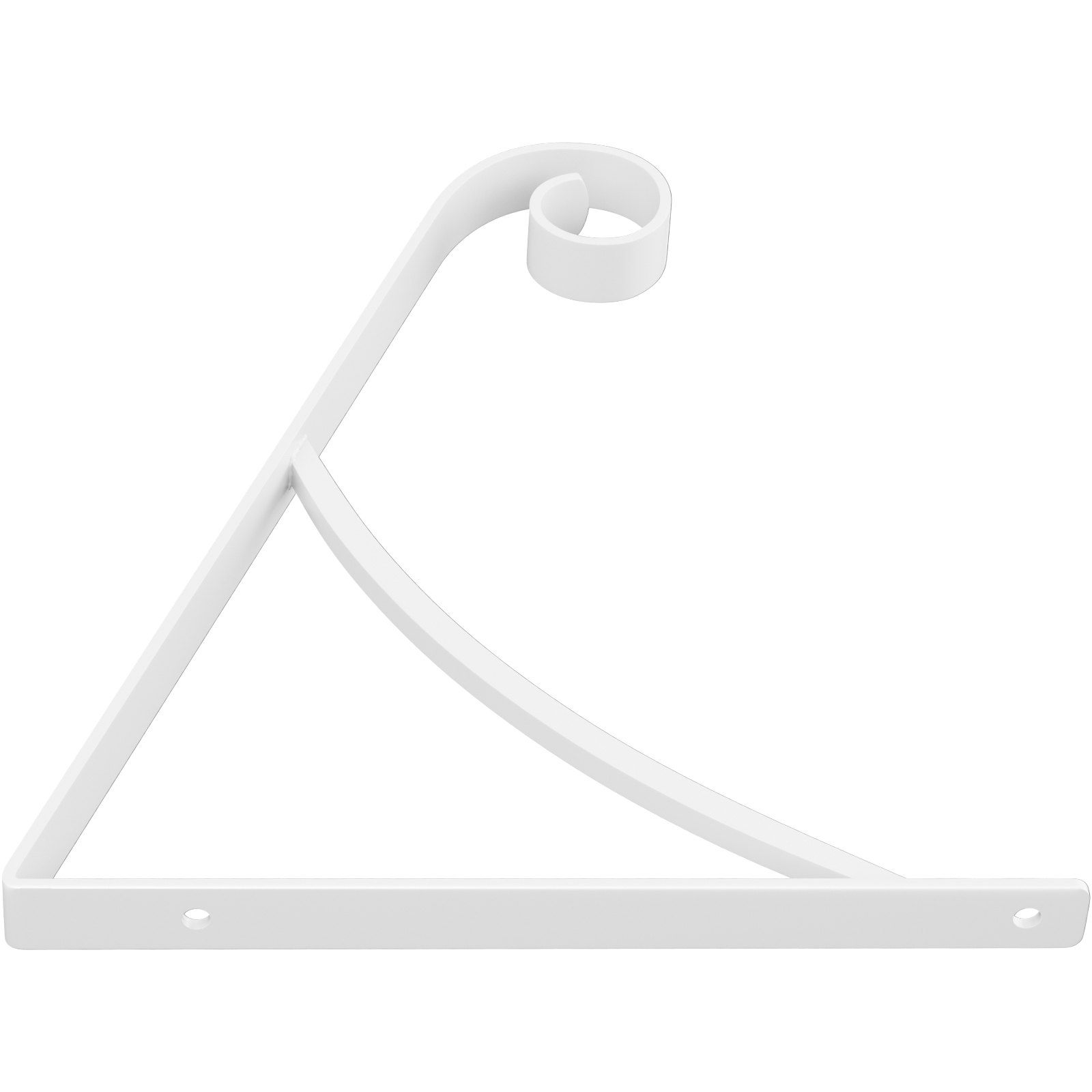 VEVOR Pasamanos de hierro forjado para montar en la pared, color blanco