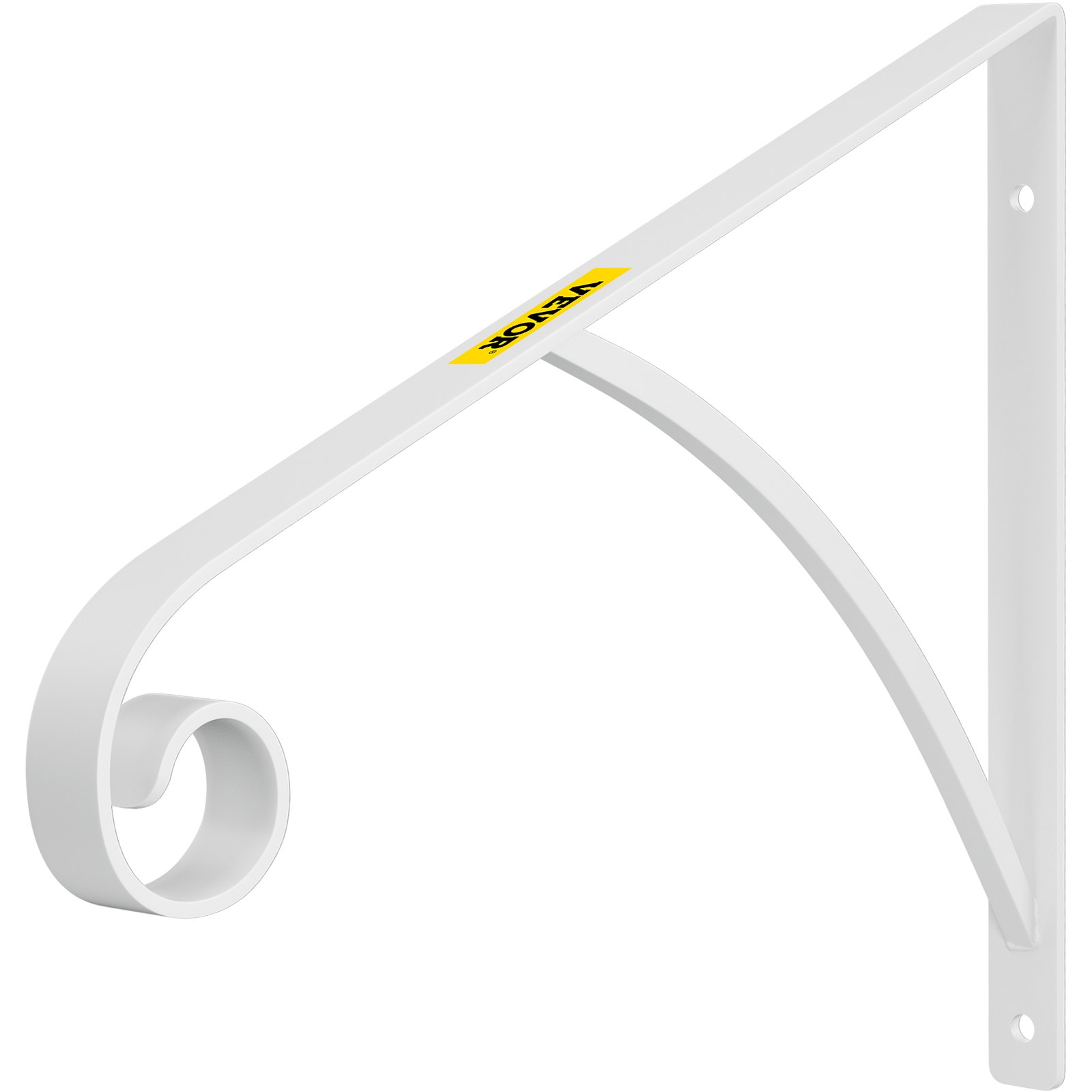 Pasamanos de hierro forjado VEVOR para pared, color blanco