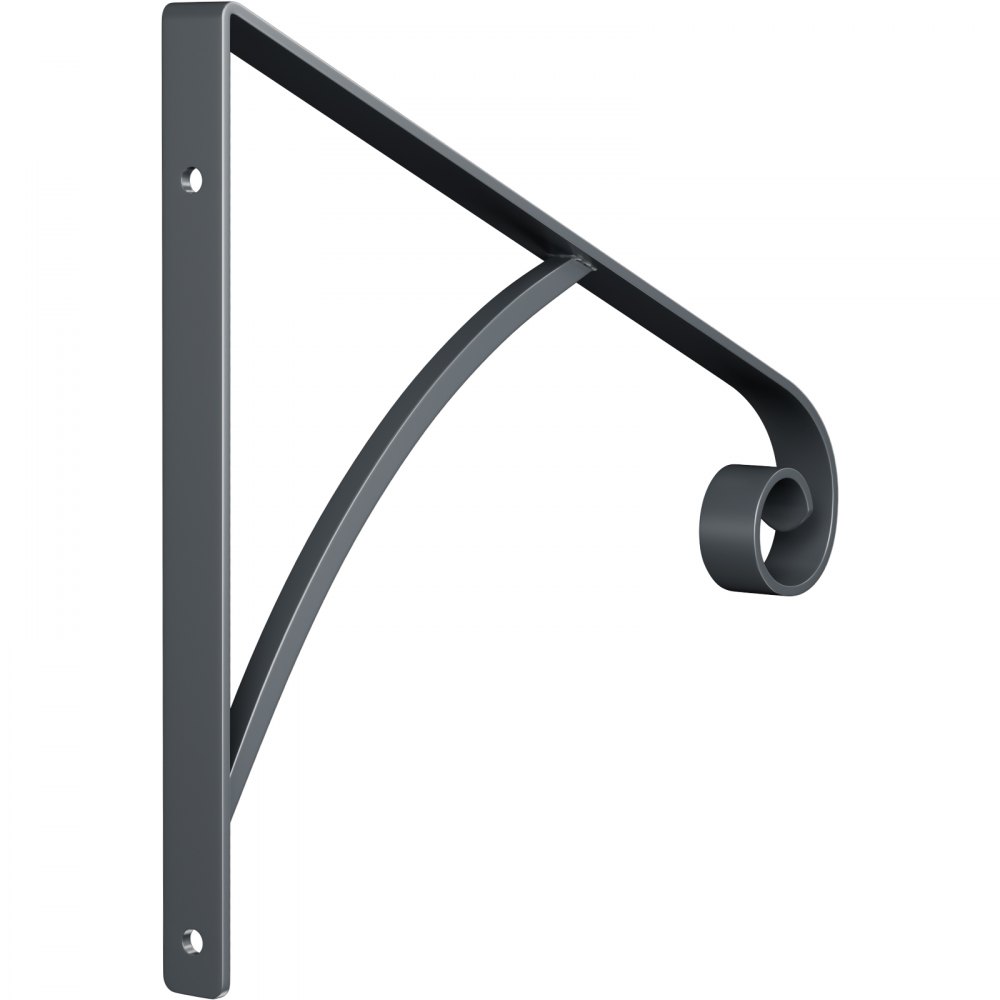 Pasamanos de hierro forjado VEVOR para pared, color gris