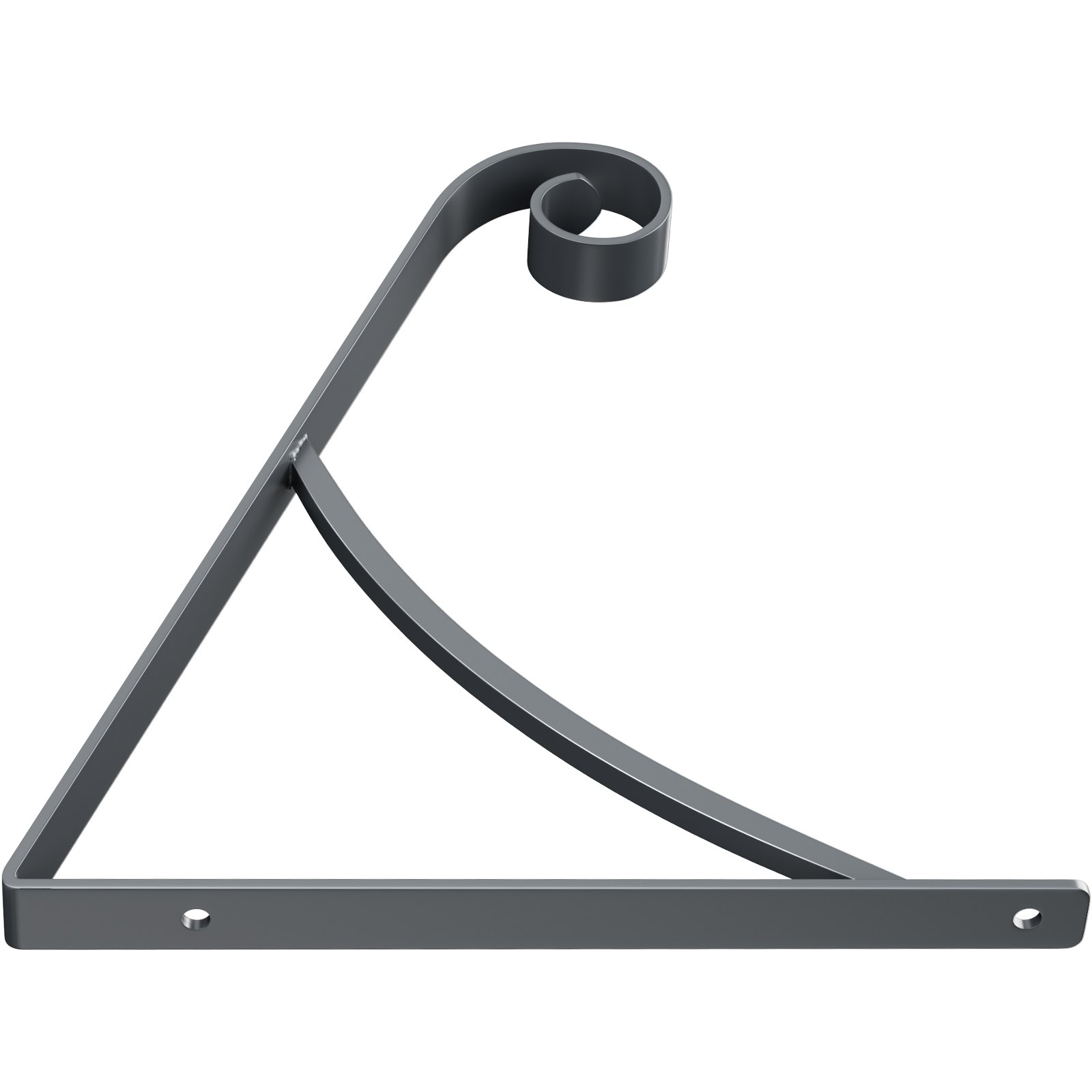 VEVOR Pasamanos de hierro forjado para montar en la pared, gris