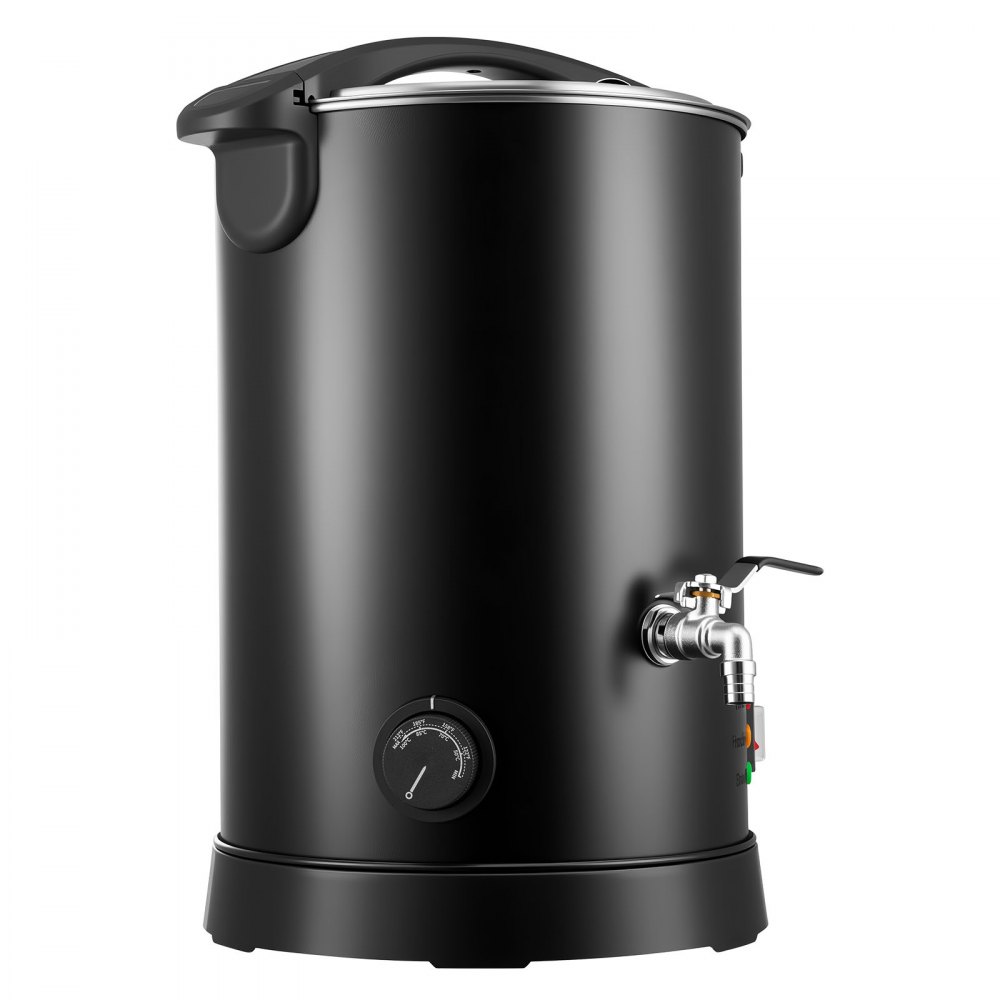 Fundidor de cera VEVOR para hacer velas, 10.6 cuartos de galón, calentamiento rápido y uniforme, con boquilla de fácil vertido y control de temperatura, base en forma de reloj de arena para un flujo suave y antiadherente, olla para fundir cera para hacer velas y jabones.