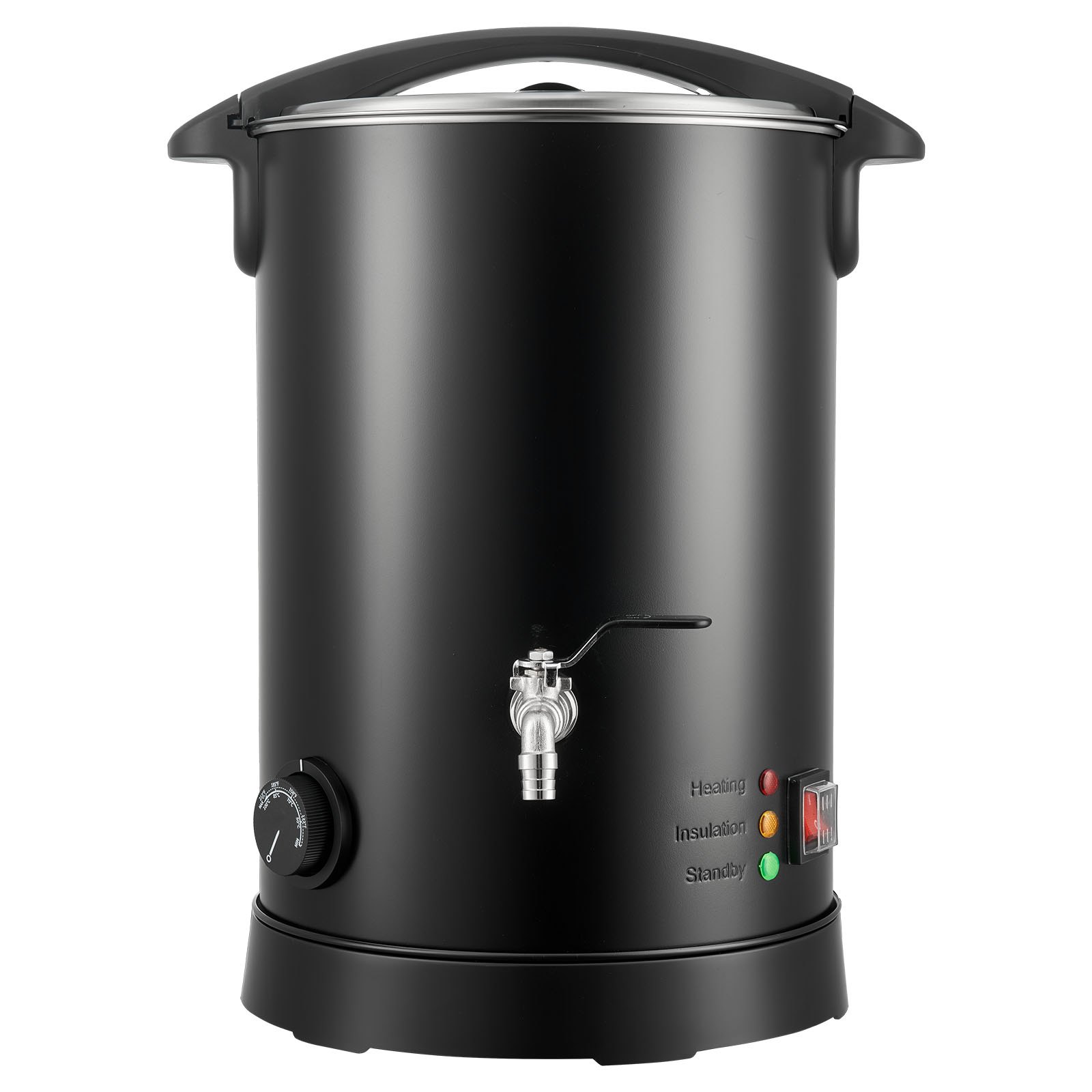 Fundidor de cera VEVOR para hacer velas, 10.6 cuartos de galón, calentamiento rápido y uniforme, con boquilla de fácil vertido y control de temperatura, base en forma de reloj de arena para un flujo suave y antiadherente, olla para fundir cera para hacer velas y jabones.