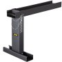 Extensor de escalera VEVOR, metal negro con cadena y orificios ajustables.