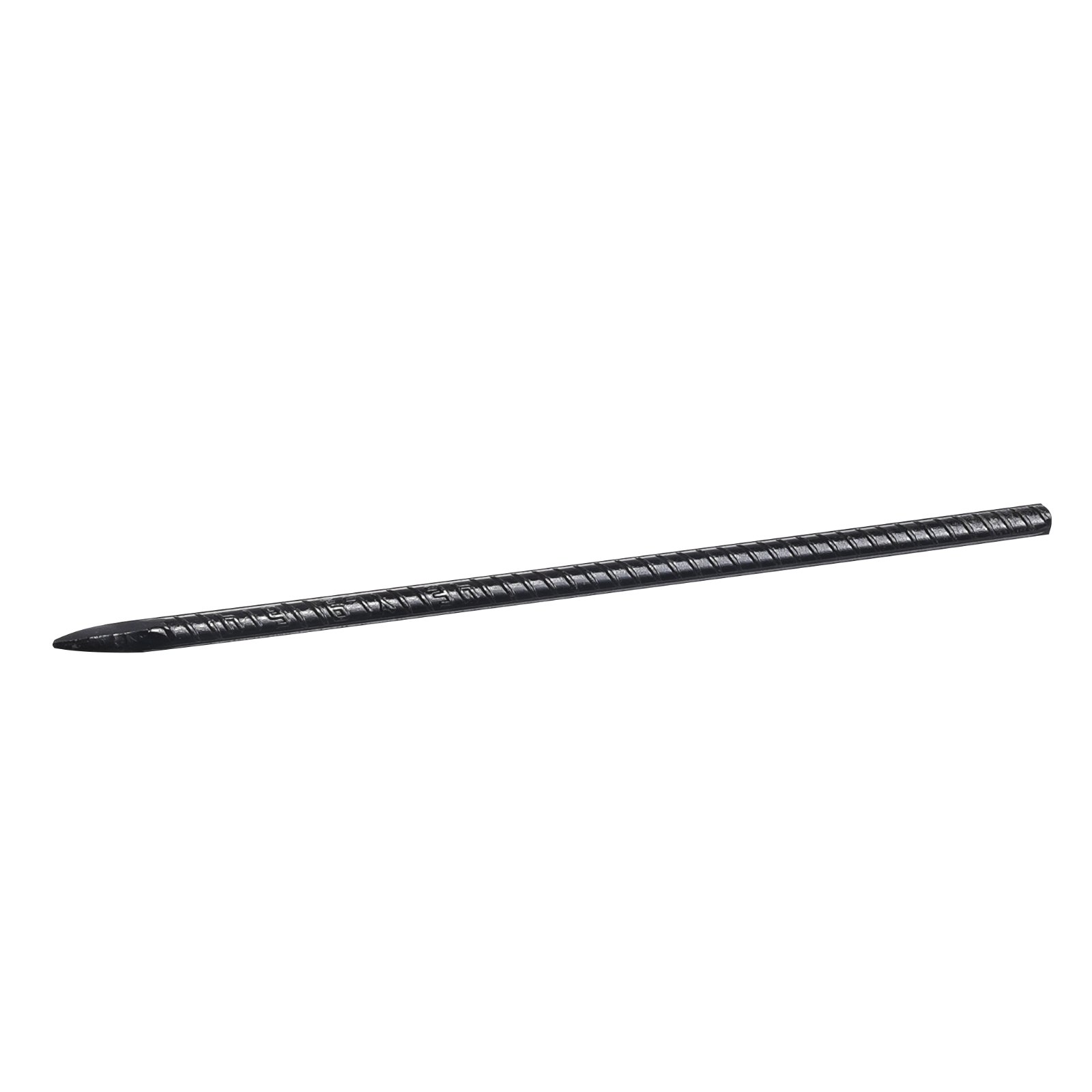 Estacas de refuerzo VEVOR de 40,6 cm (16 pulgadas), resistentes, de 1,14 cm (0,45 pulgadas) de diámetro, de acero galvanizado recto, con punta de cincel y revestimiento resistente a la oxidación, para jardinería, cercas y tiendas de campaña (paquete de 16)