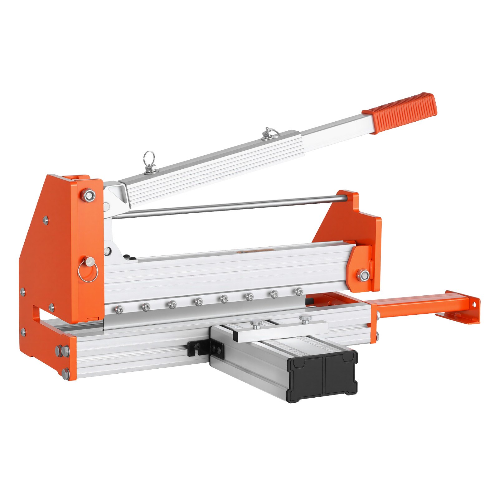 VEVOR Guillotina para Laminado, Cortador de Suelo, Corte Máximo 304,8 mm, Espesor 12 mm con Cuchilla D2, Guía de Ángulo, Palanca de Aluminio, Soporte Telescópico para Piso Vinilo SPC LVP LVT VCT WPC